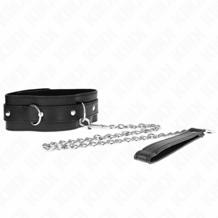 KINK - COLLAR CON CORREA 65 CM NEGRO 54 X 4.5 CM - sexbliss - Foto 1
