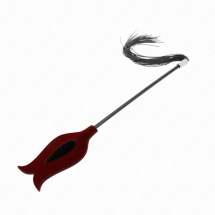 KINK - LÁTIGO DE BORLA DE SILICONA CON FORMA DE ROSA 45 CM - sexbliss - Foto 1