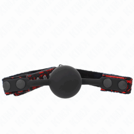 KINK - MORDAZA DE BOLA 4 CM DE SILICONA SCANDAL MODELO 1 65 x 2 CM - sexbliss - Foto 1