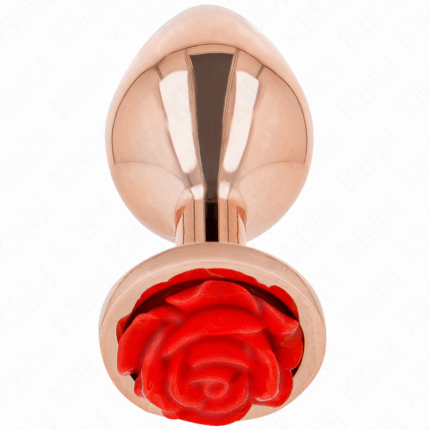 KINK - PLUG ANAL ORO ROSADO ROSA ROJA S - sexbliss - Foto 1