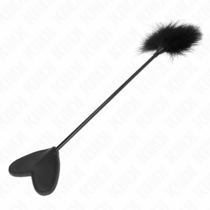 KINK - PLUMAS PARA COSQUILLAS CON PALETA DE CORAZÓN 31 CM - sexbliss - Foto 1