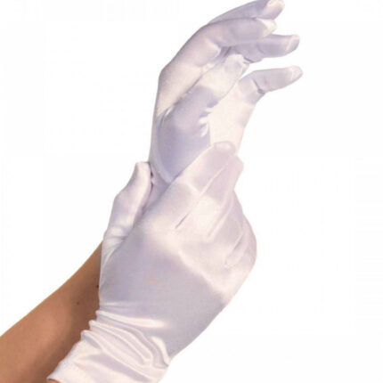 LEG AVENUE - GUANTES SATIN BLANCO - sexbliss - Foto 1