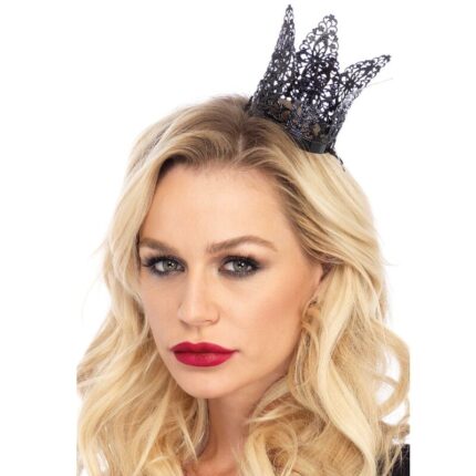 LEG AVENUE - MINI CORONA DE FILIGRANA METAL NEGRO - sexbliss - Foto 1