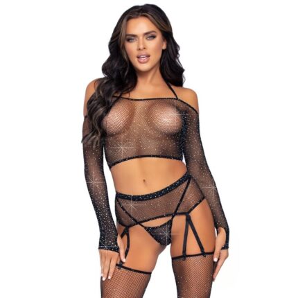 LEG AVENUE - SET CUATRO PIEZAS - sexbliss - Foto 1