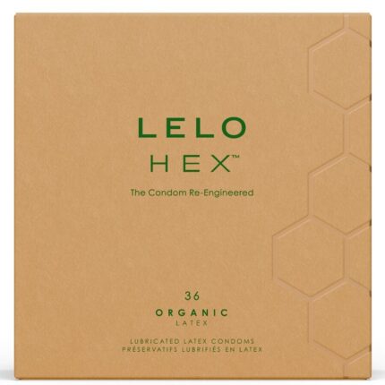LELO - HEX ORGANIC PRESERVATIVO CAJA 36 UDS - sexbliss - Foto 1