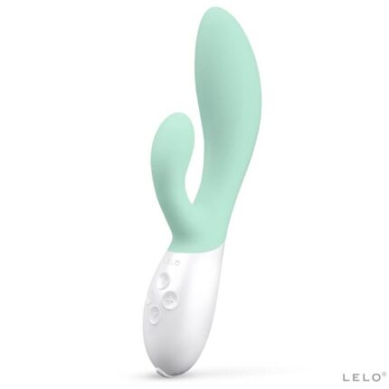 LELO - INA 3 VERDE VIBRADOR RABBIT LUJO VERDE AGUA - sexbliss - Foto 1