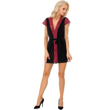 LIVCO CORSETTI FASHION - KUMIKO LC 90428 BATA + PANTY NEGRO S/M - sexbliss - Foto 1