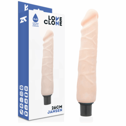 LOVECLONE - JANSEN VIBRADOR REALÍSTICO SELF LUBRICATION 26 CM -O- 4.2 CM - sexbliss - Foto 1