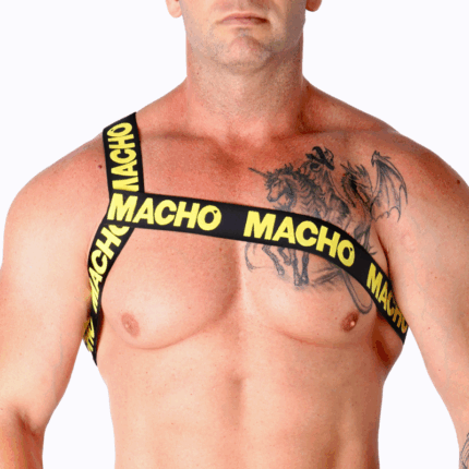 MACHO - ARNÉS ROMANO AMARILLO L/XL - sexbliss - Foto 1