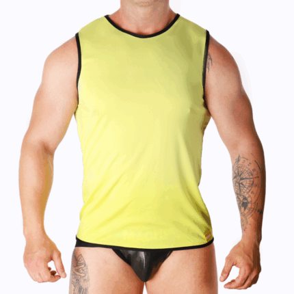 MACHO - CAMISETA AMARILLO L/XL - sexbliss - Foto 1