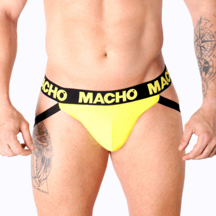 MACHO - MX25A JOCK AMARILLO LYCRA L - sexbliss - Foto 1
