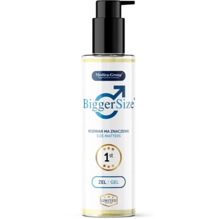 MEDICA GROUP - BIGGER SIZE GEL ÍNTIMO PARA HOMBRE 150 ML - sexbliss - Foto 1