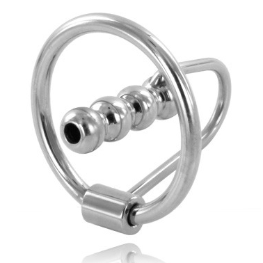 METAL HARD - ANILLO GLANDE CON PLUG URETRAL 28MM - Foto 1 METAL HARD - ANILLO GLANDE CON PLUG URETRAL 28MM - sexbliss - Foto 1