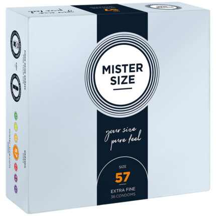 MISTER SIZE - PRESERVATIVOS TALLA L 57 MM (36 UNIDADES) - sexbliss - Foto 1