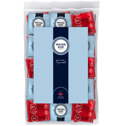 MISTER SIZE - PRESERVATIVOS TALLA XL 60 MM (100 UNIDADES) - sexbliss - Foto 1