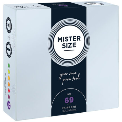 MISTER SIZE - PRESERVATIVOS TALLA XXXL 69 MM (36 UNIDADES) - sexbliss - Foto 1