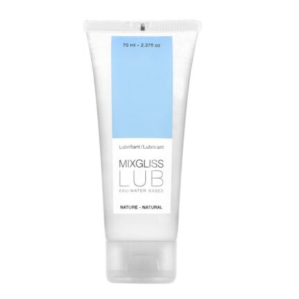 MIXGLISS - LUBRICANTE BASE DE AGUA NATURAL 70 ML - sexbliss - Foto 1