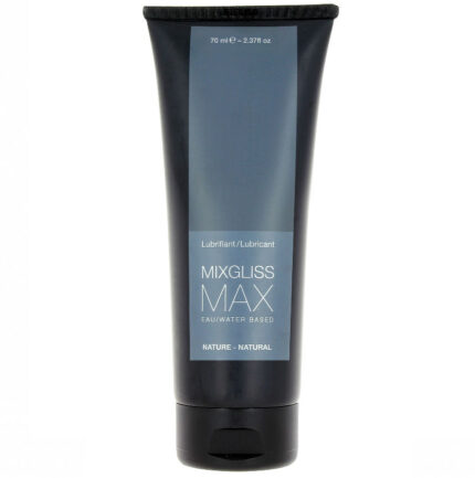 MIXGLISS - MAX LUBRICANTE ANAL BASE AGUA NATURAL 70 ML - sexbliss - Foto 1
