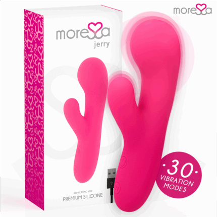 MORESSA - JERRY CLIP VIBRADOR PUNTO G Y CLITORIS PREMIUM SILICONE RECARGABLE - sexbliss - Foto 1