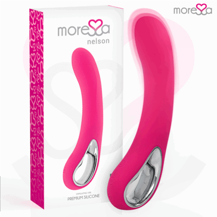 MORESSA - NELSON MASAJEADOR PUNTO G PREMIUM SILICONE RECARGABLE - sexbliss - Foto 1