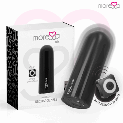 MORESSA - NIX POTENTE VIBRADOR MULTI JUEGOS CONTROL REMOTO NEGRO - sexbliss - Foto 1