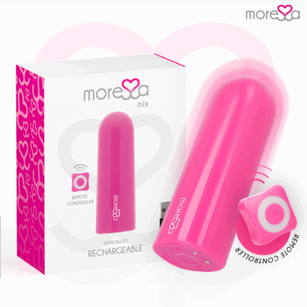 MORESSA - NIX POTENTE VIBRADOR MULTI JUEGOS CONTROL REMOTO ROSA - sexbliss - Foto 1