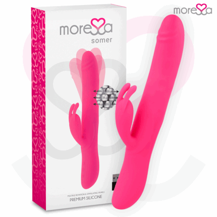 MORESSA - SOMER ROTADOR PERLADO Y POTENTE VIBRACIÓN SILICONA PREMIUM - sexbliss - Foto 1