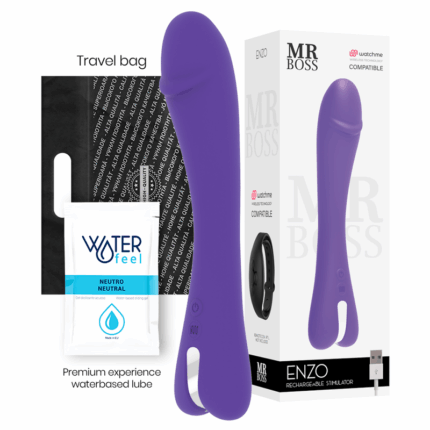 MR BOSS - ENZO VIBRADOR COMPATIBLE CON WATCHME WIRELESS TECHNOLOGY - sexbliss - Foto 1