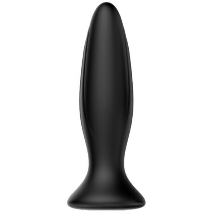 MR PLAY - PLUG ANAL VIBRADOR NEGRO RECARGABLE - sexbliss - Foto 1