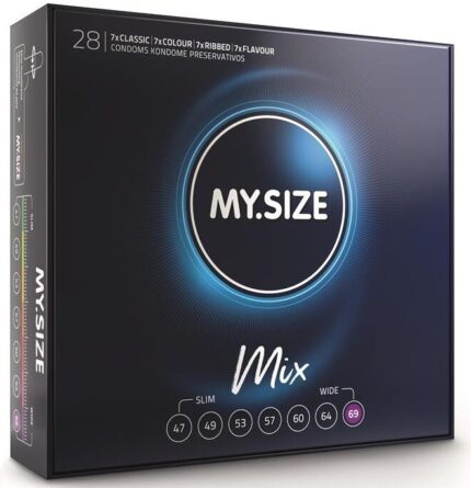 MY SIZE - MIX PRESERVATIVOS 69 MM 28 UNIDADES - sexbliss - Foto 1