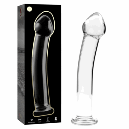 NEBULA SERIES BY IBIZA - MODELO 11 DILDO CRISTAL TRANSPARENTE 16 CM -O- 3 CM - sexbliss - Foto 1