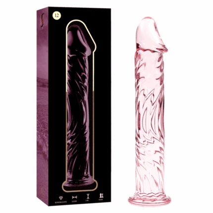 NEBULA SERIES BY IBIZA - MODELO 12 DILDO CRISTAL ROSA 17 CM -O- 3.5 CM - sexbliss - Foto 1