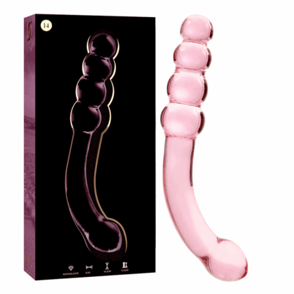 NEBULA SERIES BY IBIZA - MODELO 14 DILDO CRISTAL ROSA 18.5 CM -O- 3 CM - sexbliss - Foto 1