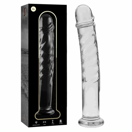 NEBULA SERIES BY IBIZA - MODELO 16 DILDO CRISTAL TRANSPARENTE 18.5 CM -O- 3 CM - sexbliss - Foto 1