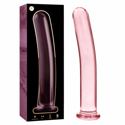 NEBULA SERIES BY IBIZA - MODELO 17 DILDO CRISTAL ROSA 18.5 CM -O- 3 CM - sexbliss - Foto 1