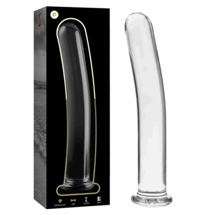 NEBULA SERIES BY IBIZA - MODELO 17 DILDO CRISTAL TRANSPARENTE 18.5 CM -O- 3 CM - sexbliss - Foto 1