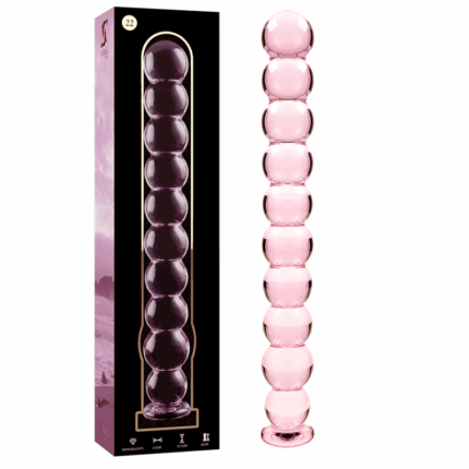 NEBULA SERIES BY IBIZA - MODELO 22 DILDO CRISTAL ROSA 21.5 CM -O- 2.5 CM - sexbliss - Foto 1