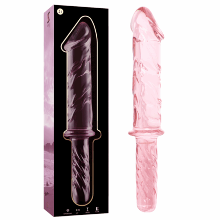 NEBULA SERIES BY IBIZA - MODELO 24 DILDO CRISTAL ROSA 28.5 CM -O- 5 CM - sexbliss - Foto 1