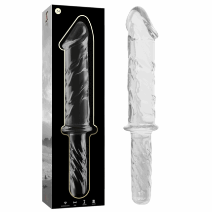 NEBULA SERIES BY IBIZA - MODELO 24 DILDO CRISTAL TRANSPARENTE 28.5 CM -O- 5 CM - sexbliss - Foto 1