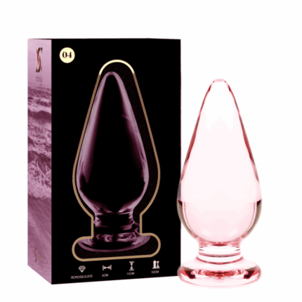 NEBULA SERIES BY IBIZA - MODELO 4 PLUG CRISTAL ROSA 11 CM -O- 5 CM - sexbliss - Foto 1