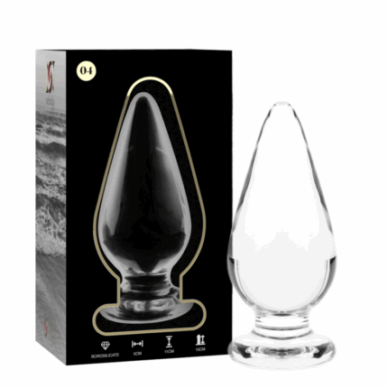 NEBULA SERIES BY IBIZA - MODELO 4 PLUG CRISTAL TRANSPARENTE 11 CM -O- 5 CM - sexbliss - Foto 1