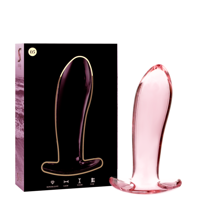NEBULA SERIES BY IBIZA - MODELO 5 PLUG CRISTAL ROSA 12.5 CM -O- 3.5 CM - Foto 1 NEBULA SERIES BY IBIZA - MODELO 5 PLUG CRISTAL ROSA 12.5 CM -O- 3.5 CM - sexbliss - Foto 1