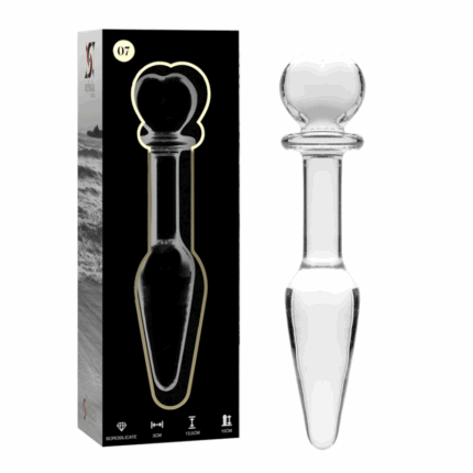 NEBULA SERIES BY IBIZA - MODELO 7 PLUG CRISTAL TRANSPARENTE 13.5 CM -O- 3 CM - sexbliss - Foto 1