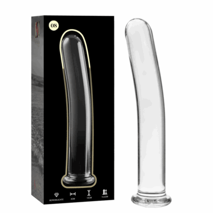 NEBULA SERIES BY IBIZA - MODELO 8 DILDO CRISTAL TRANSPARENTE 14.5 CM -O- 2 CM - sexbliss - Foto 1