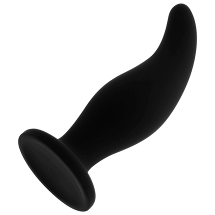 OHMAMA - PLUG ANAL SILICONA CURVADO PUNTO P 12 CM - sexbliss - Foto 1