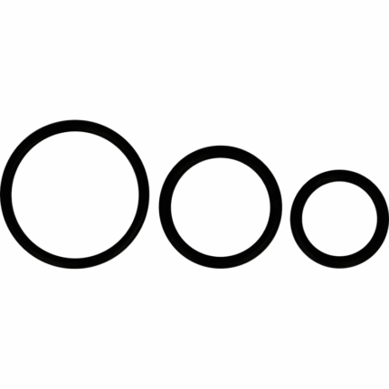 OHMAMA - SET 3 ANILLOS DE SILICONA NEGRO - sexbliss - Foto 1