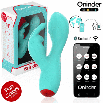 ONINDER CUTE - LOVE BUNNY VIBRADOR PUNTO G Y CLÍTORIS - APP MUNDIAL GRATUITA - sexbliss - Foto 1