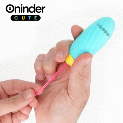 ONINDER CUTE - LOVE PLEASURE HUEVO VIBRO-GEMAS ROTADORAS SILICONA - APP MUNDIAL GRATUITA - sexbliss - Foto 1