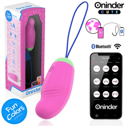ONINDER CUTE - LOVE PLEASURE HUEVO VIBRO-ROTADOR 360 SILICONA - APP MUNDIAL GRATUITA - sexbliss - Foto 1