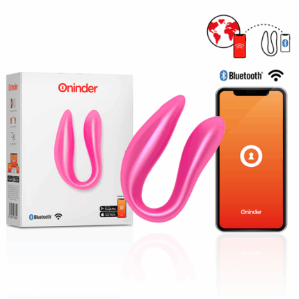 ONINDER - LISBOA ESTIMULADOR PUNTO G & CLÍTORIS ROSA - APP GRATUITA ROSA - sexbliss - Foto 1